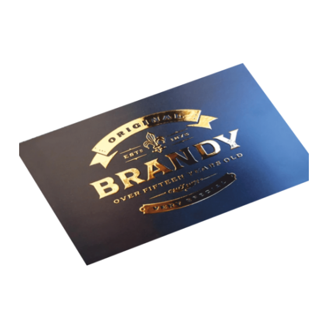 PREMIUM BUSINESS CARD MATT + SPOT + GOLD FOIL