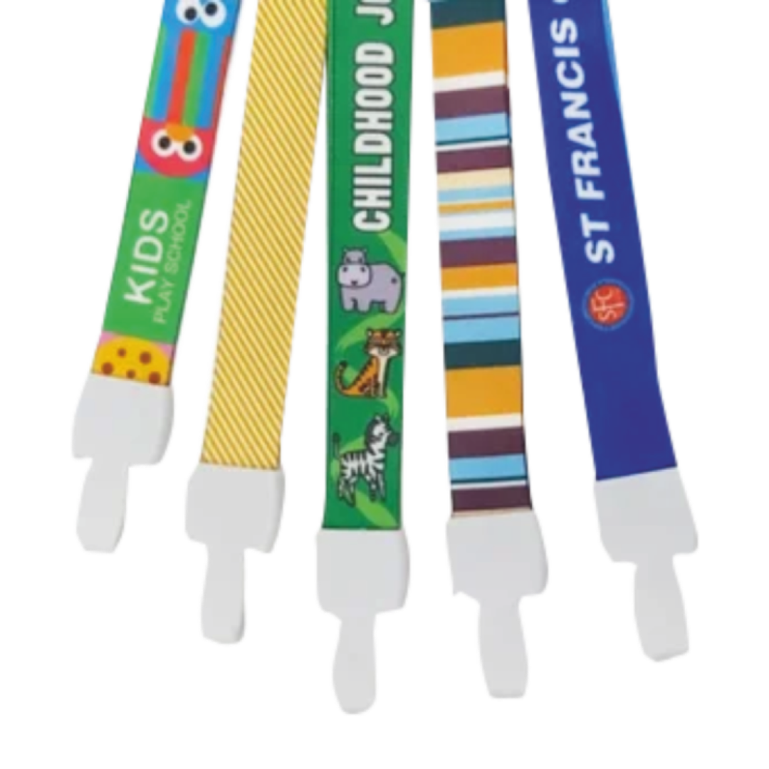 DIGITAL PRINTED LANYARDS WITH PLASTIC BUTTON