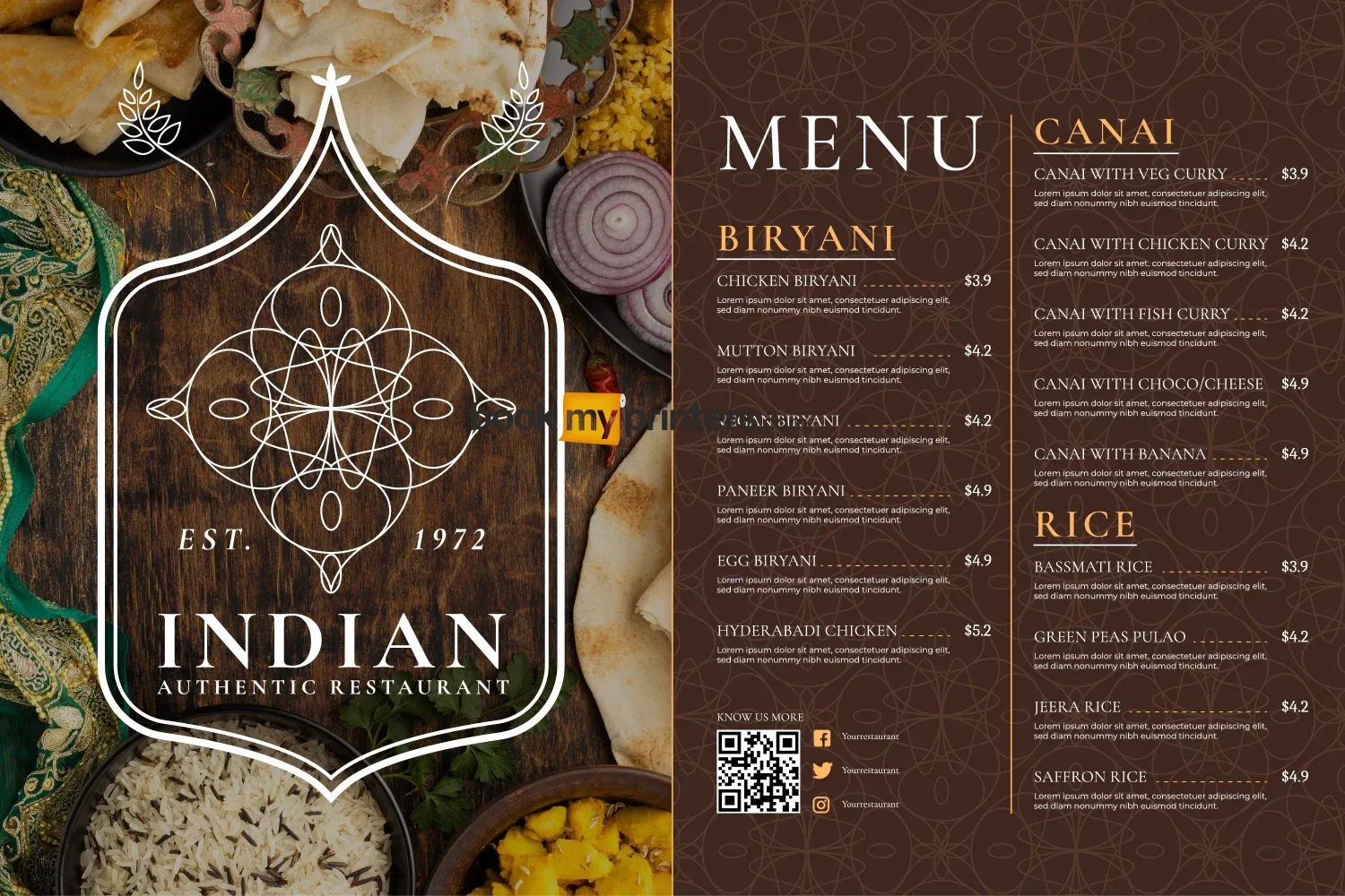 MENU CARD