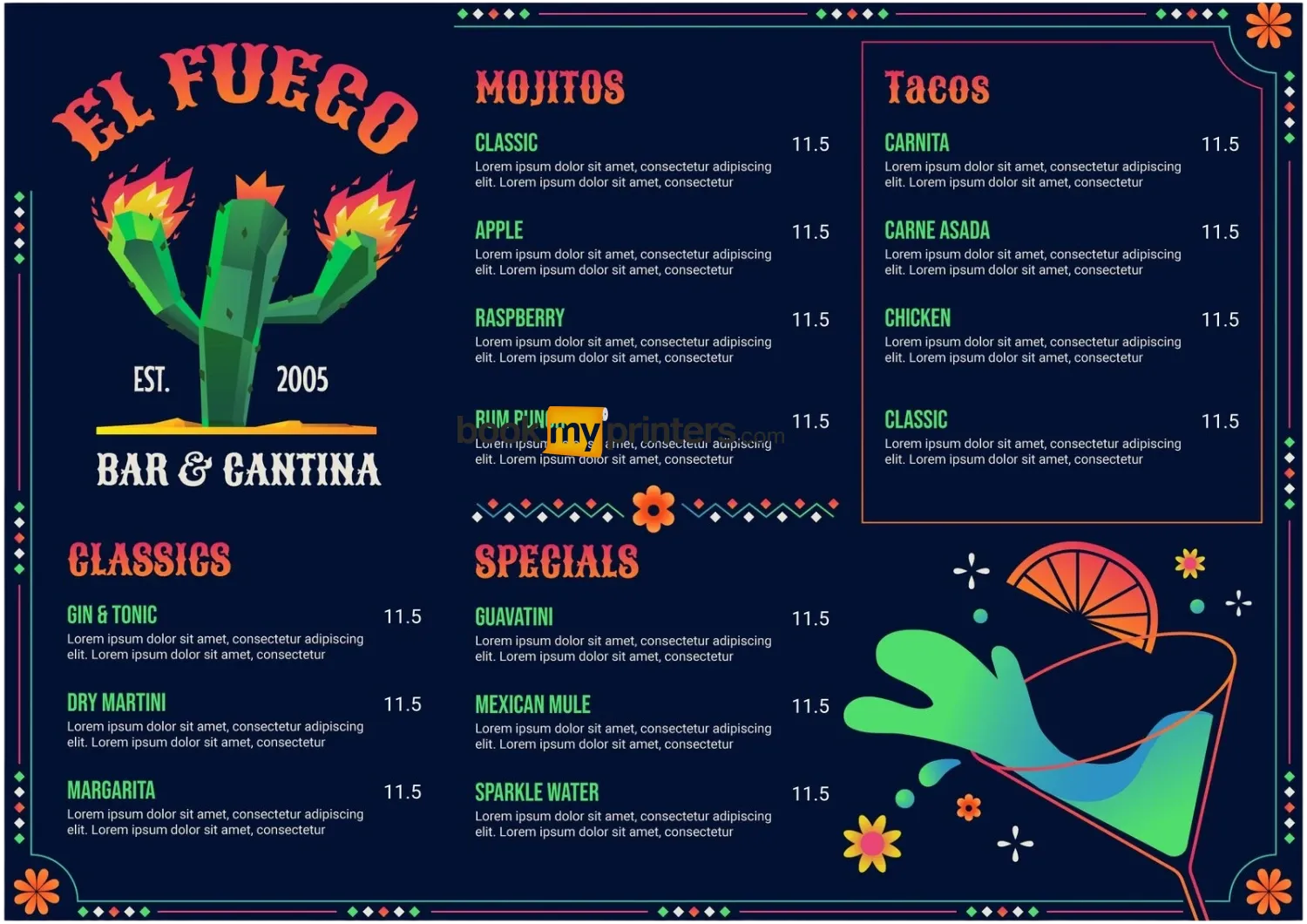 MENU CARD